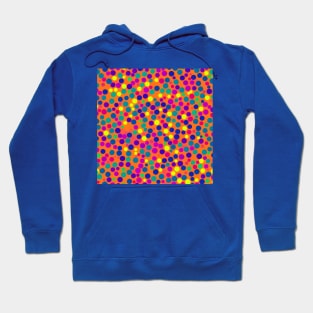 Colorful Confetti Dots Pattern Hoodie